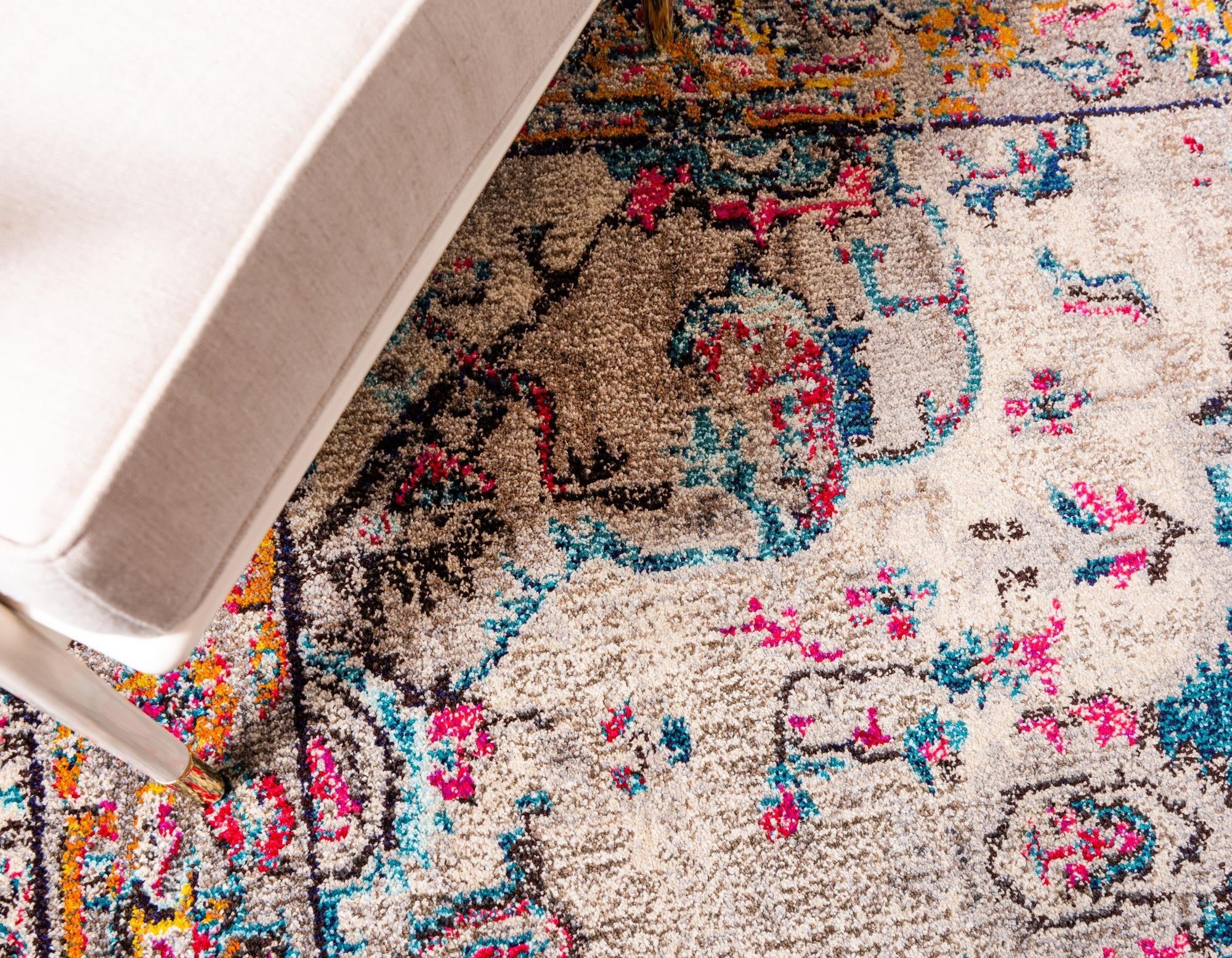 3' 3 x 5' 3 Washable Fleur Rug