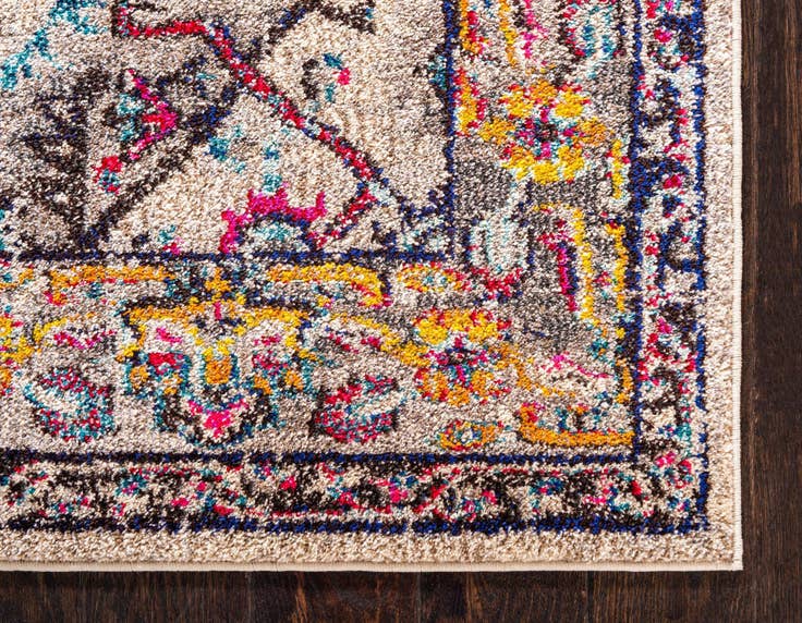 Detail image of 9' x 12' 2 Washable Fleur Rug