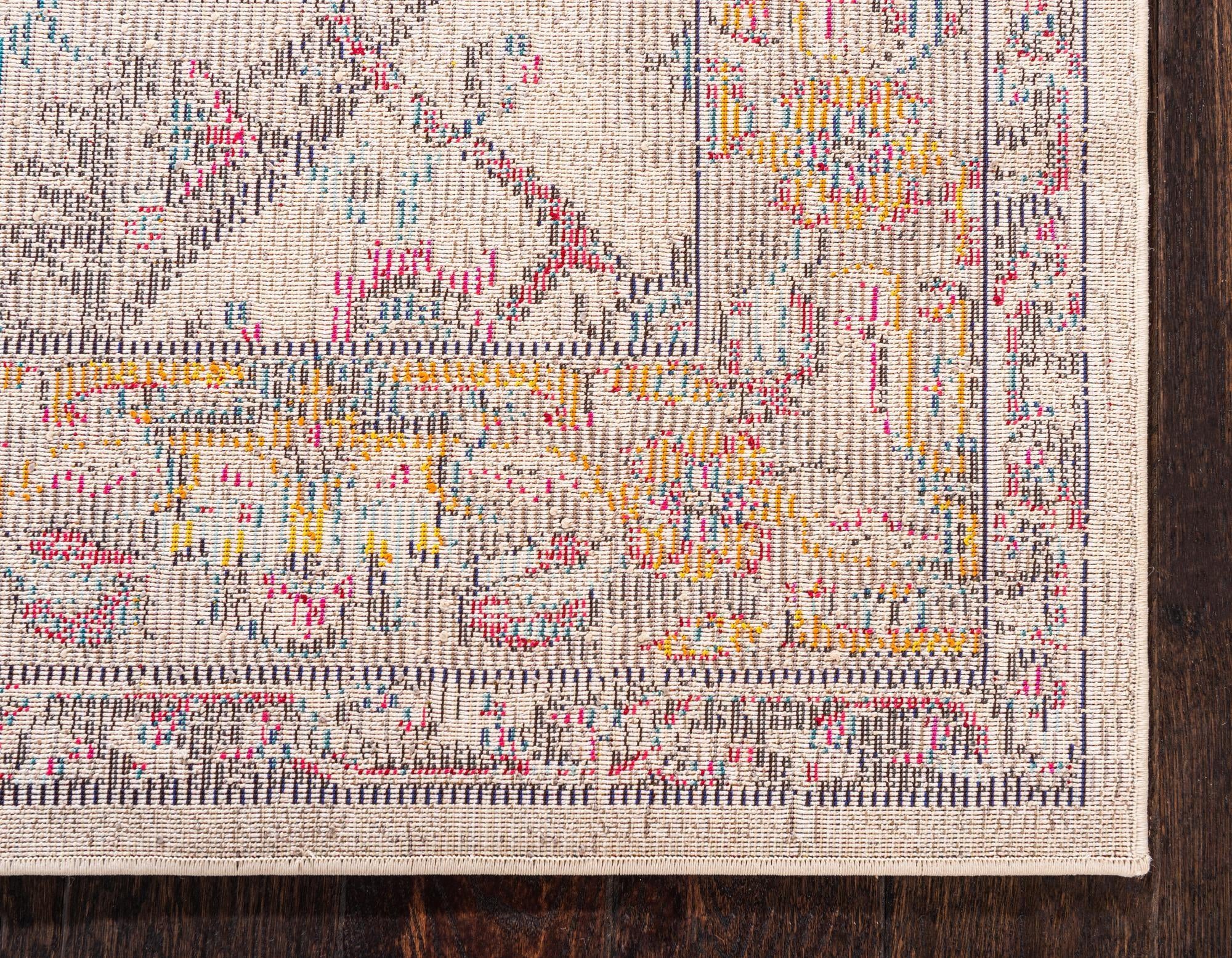 3' 3 x 5' 3 Washable Fleur Rug