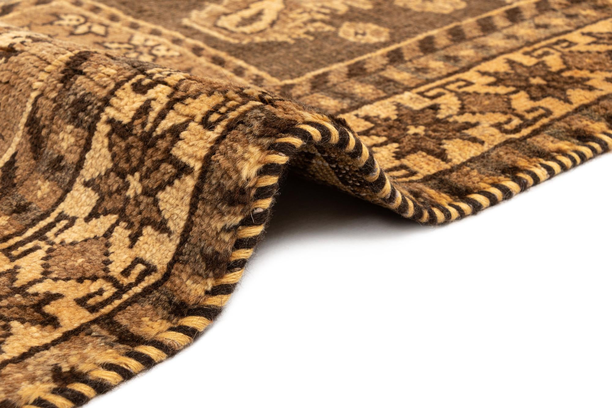 4' 8 x 8' 7 Gabbeh Wool Rug