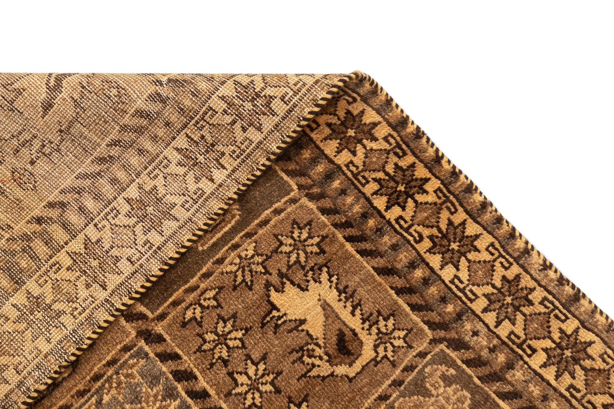 4' 8 x 8' 7 Gabbeh Wool Rug