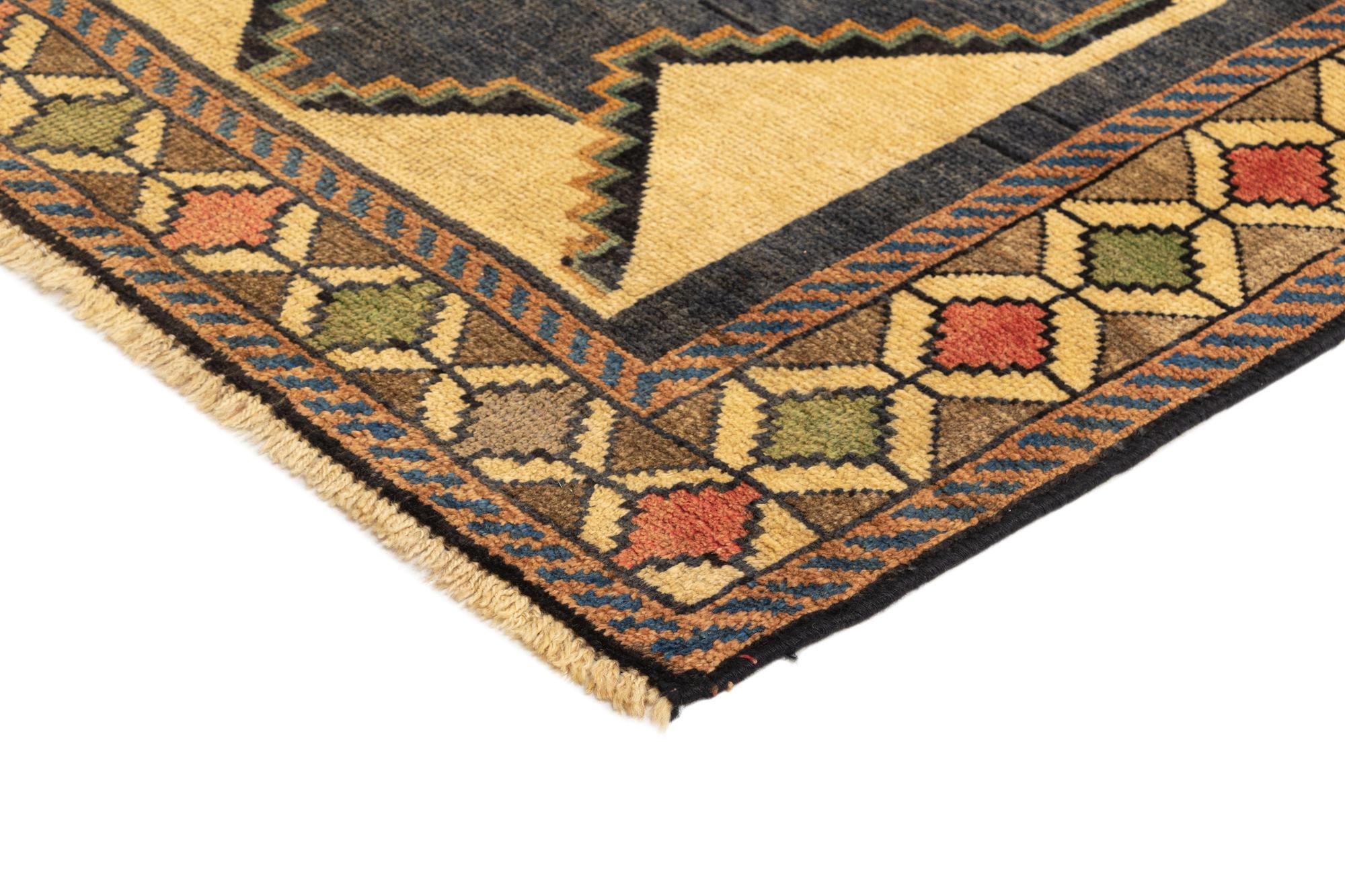 4' 11 x 8' 4 Gabbeh Wool Rug