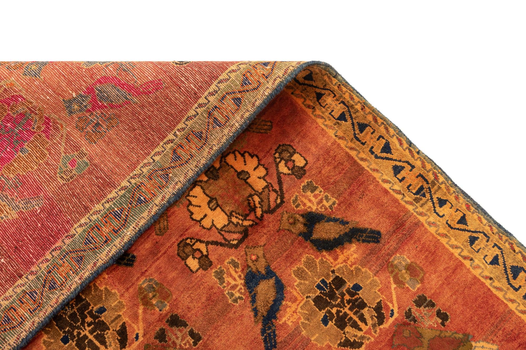 5' 2 x 7' 10 Gabbeh Wool Rug