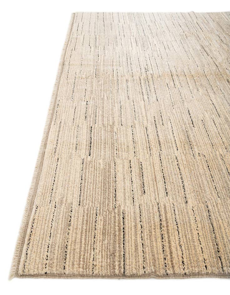 Detail image of 4' 10 x 6'  Hand Knotted Gabbeh Wool Rug