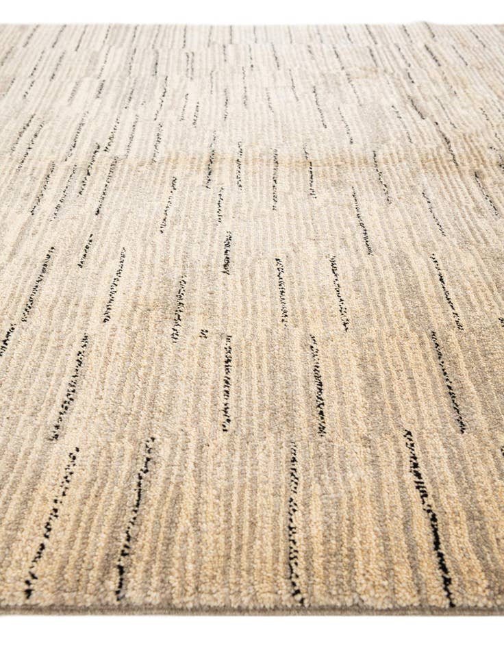 Detail image of 4' 10 x 6'  Hand Knotted Gabbeh Wool Rug