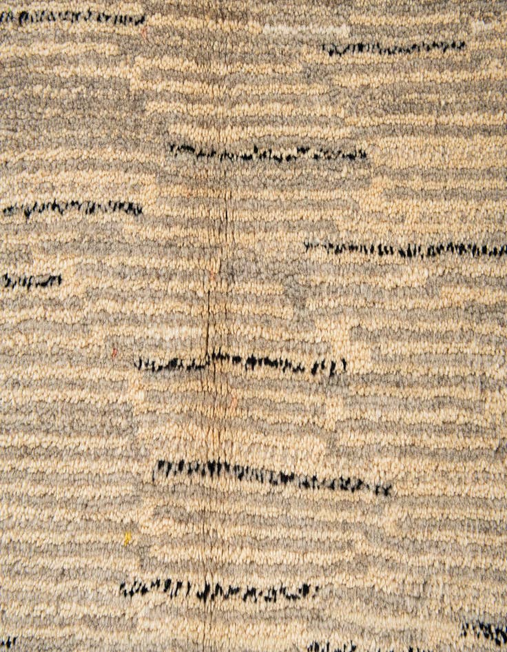 Detail image of 4' 10 x 6'  Hand Knotted Gabbeh Wool Rug