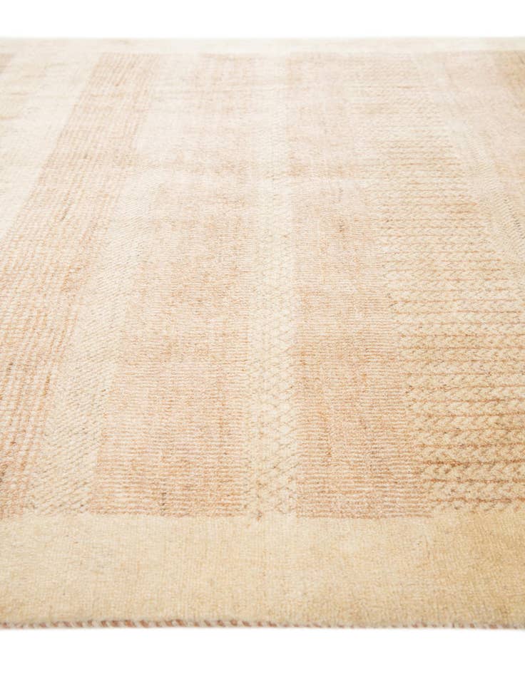 Detail image of 4' 1 x 6'  Hand Knotted Gabbeh Wool Rug