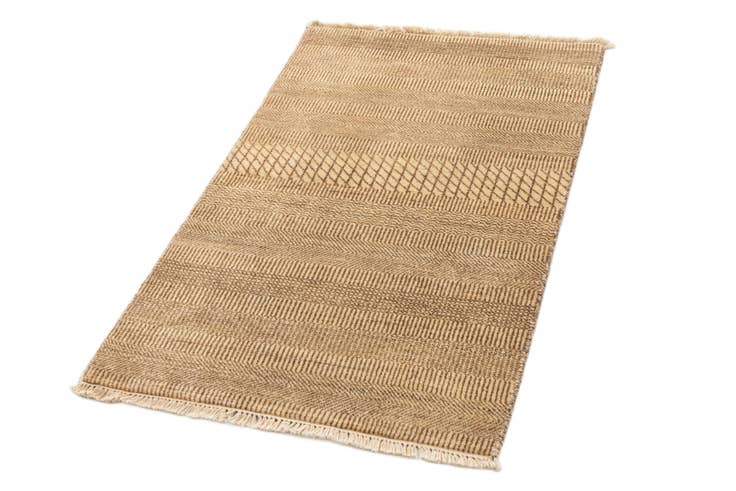 Detail image of 2' 6 x 4' 4 Hand Knotted Gabbeh Wool Rug
