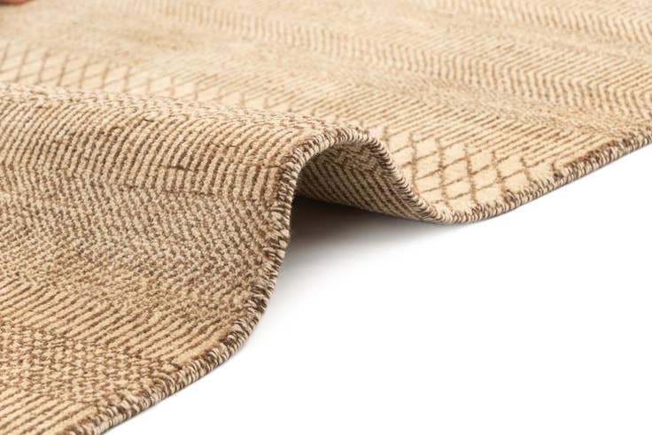 Detail image of 2' 6 x 4' 4 Hand Knotted Gabbeh Wool Rug