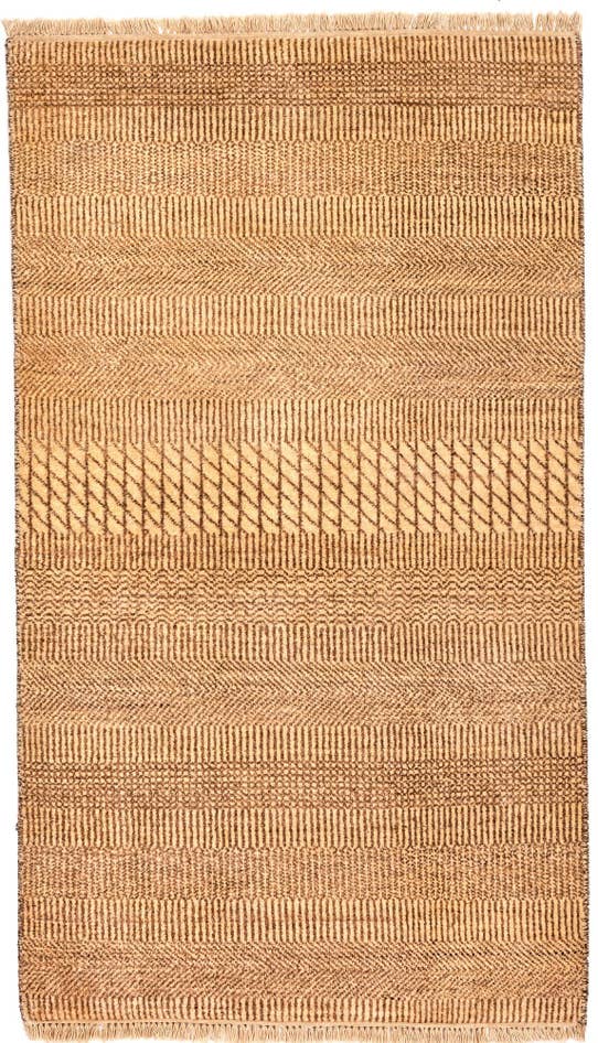 Detail image of 2' 6 x 4' 4 Hand Knotted Gabbeh Wool Rug