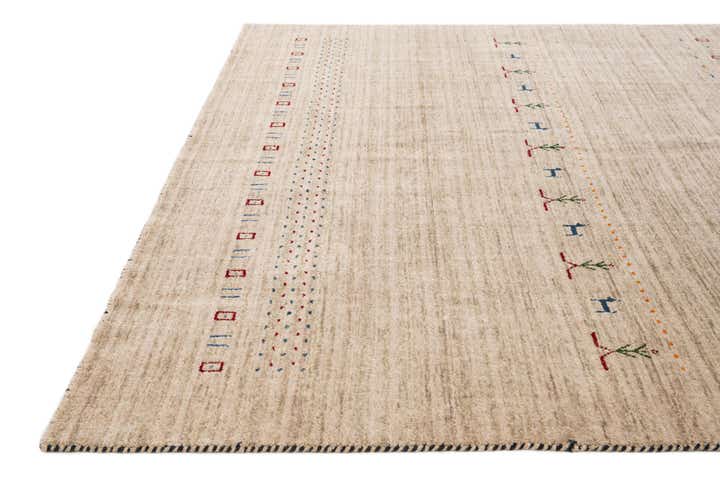 6' 6 x 9' 10 Hand Knotted Gabbeh Wool Rug