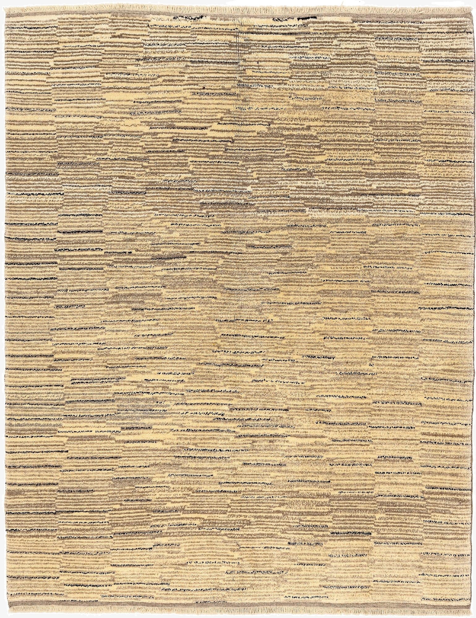 4' 10 x 6'  Hand Knotted Gabbeh Wool Rug