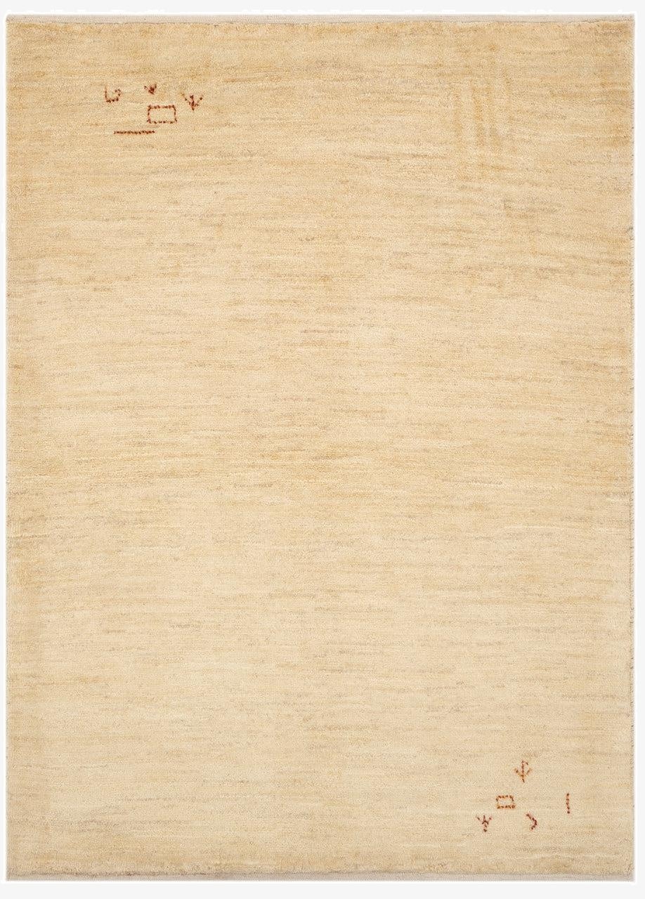 4' 1 x 5' 7  Hand Knotted Gabbeh Persian Wool Rug