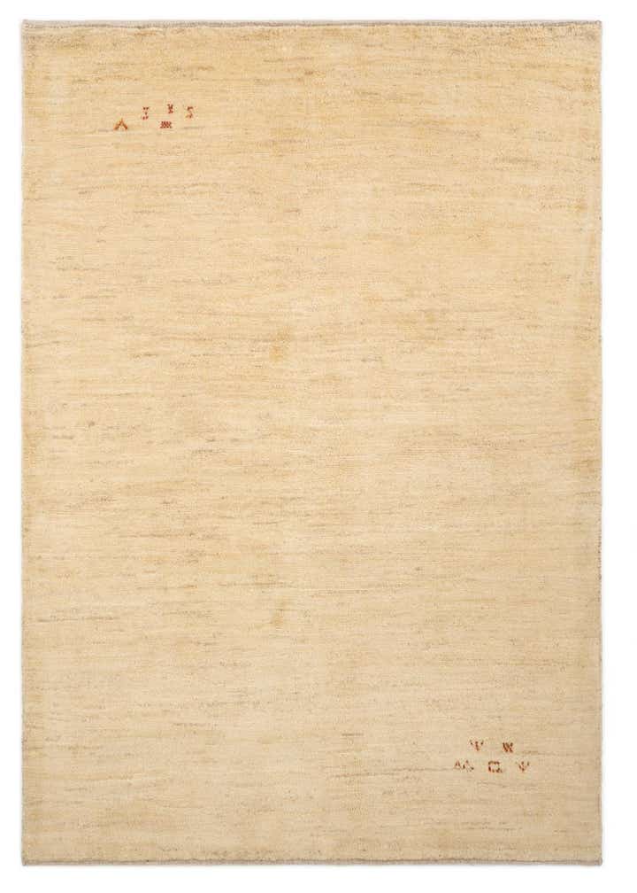 4' 10 x 6' 9 Hand Knotted Gabbeh Shouli Persian Wool Rug