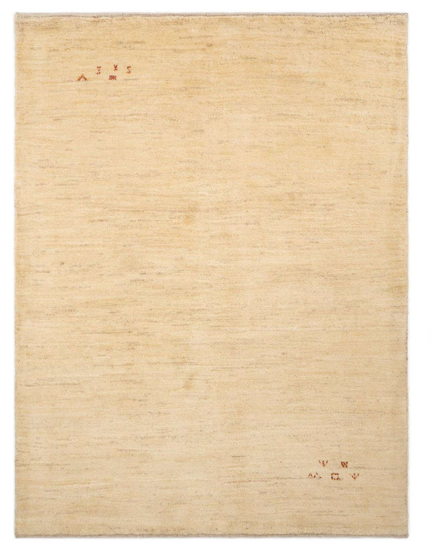 4' 10 x 6' 9 Hand Knotted Gabbeh Shouli Persian Wool Rug