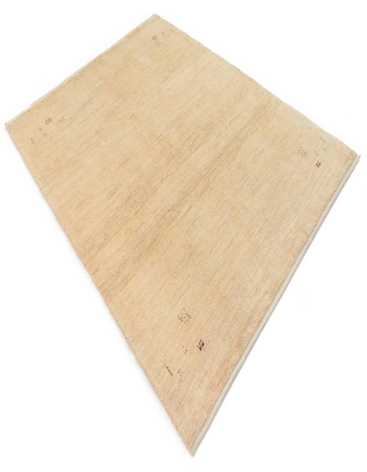 Detail image of 5' 1 x 6' 6  Hand Knotted Gabbeh Shouli Persian Wool Rug