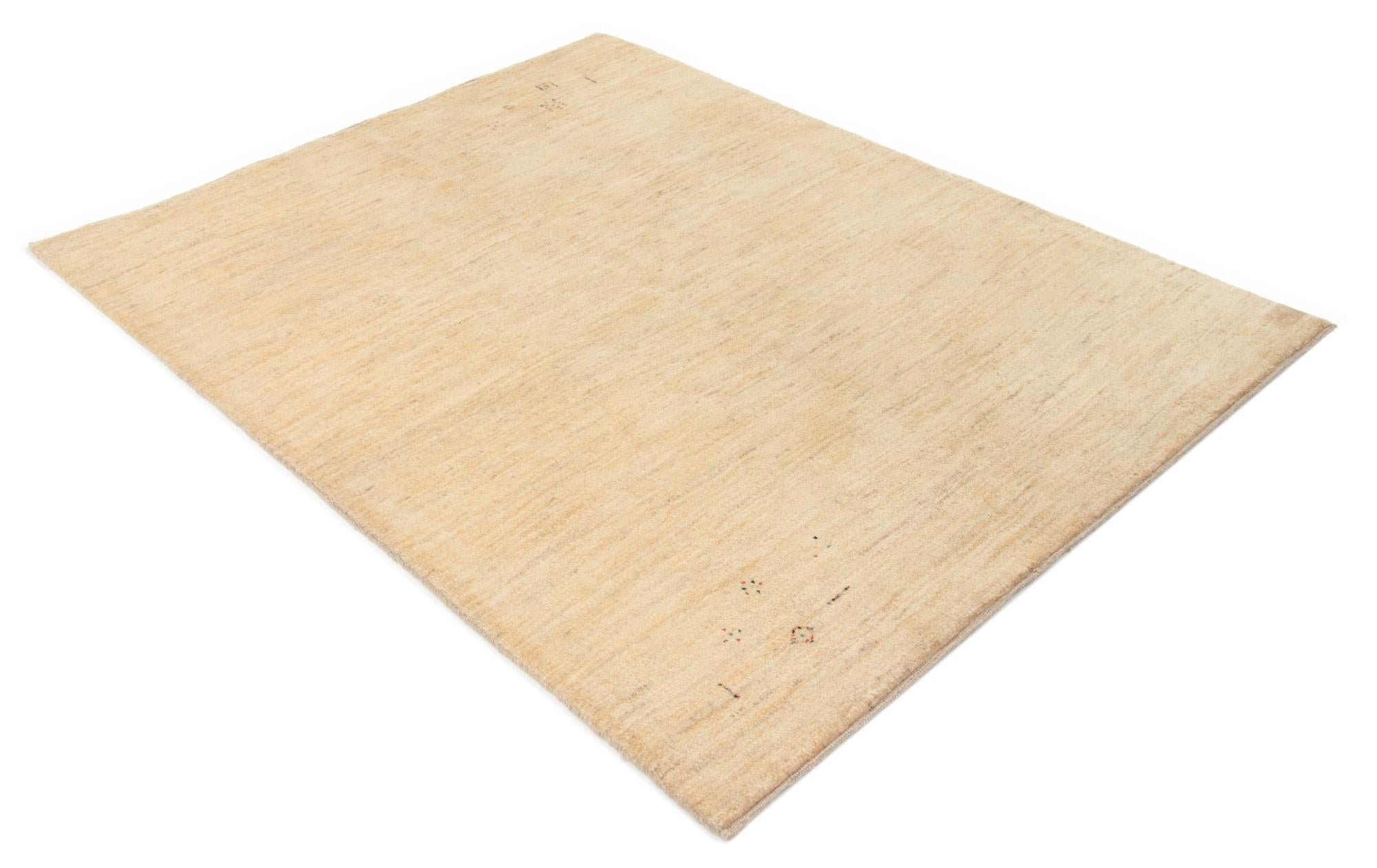 4' 10 x 6' 2 Hand Knotted Gabbeh Shouli Persian Wool Rug