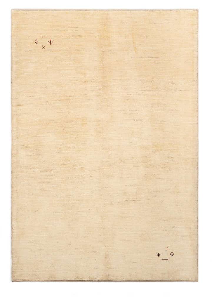 5' 1 x 6' 2 Hand Knotted Gabbeh Shouli Persian Wool Rug