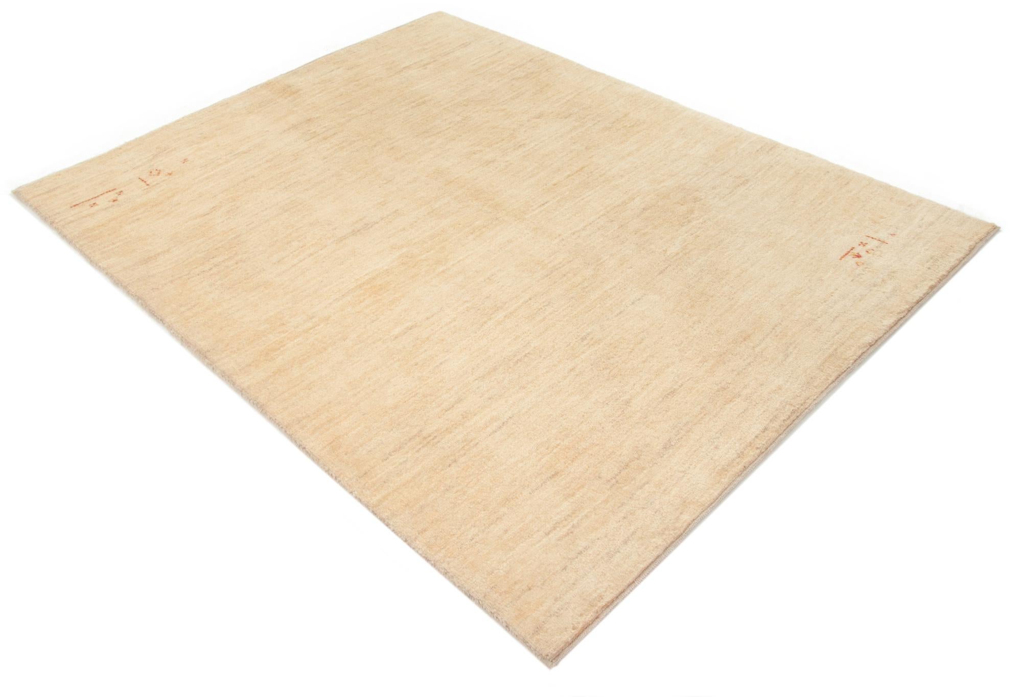 4' 11 x 6' 4 Hand Knotted Gabbeh Shouli Persian Wool Rug