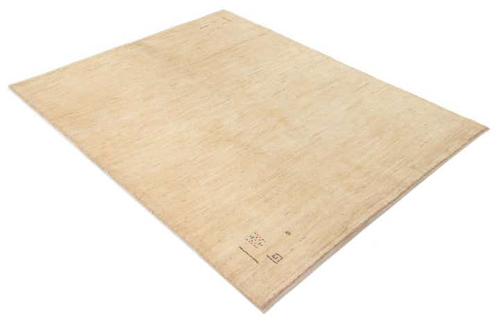 4' 11 x 6' 4 Hand Knotted Gabbeh Shouli Persian Wool Rug