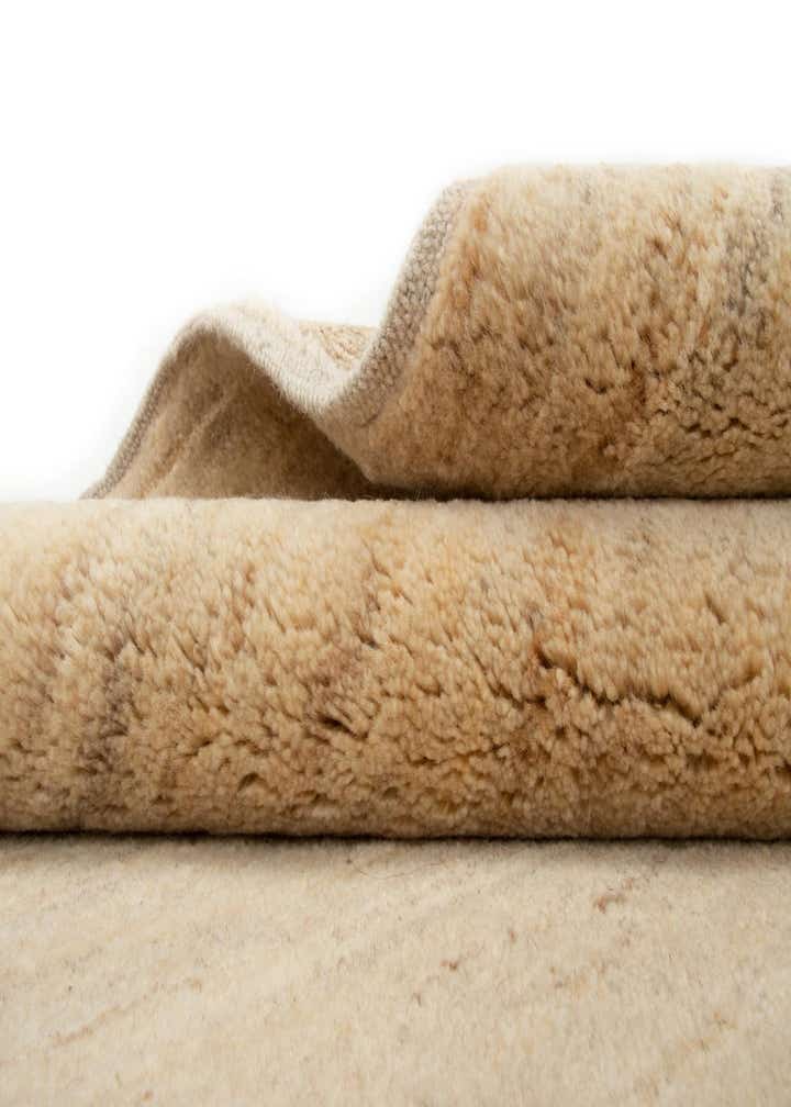 4' 11 x 6' 9 Hand Knotted Gabbeh Shouli Persian Wool Rug