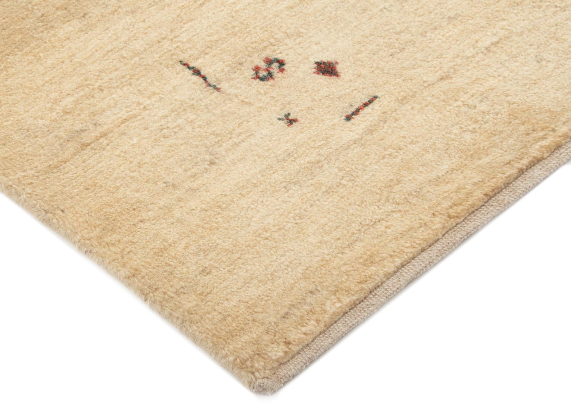 5' 1 x 6' 4 Gabbeh Shouli Wool Rug