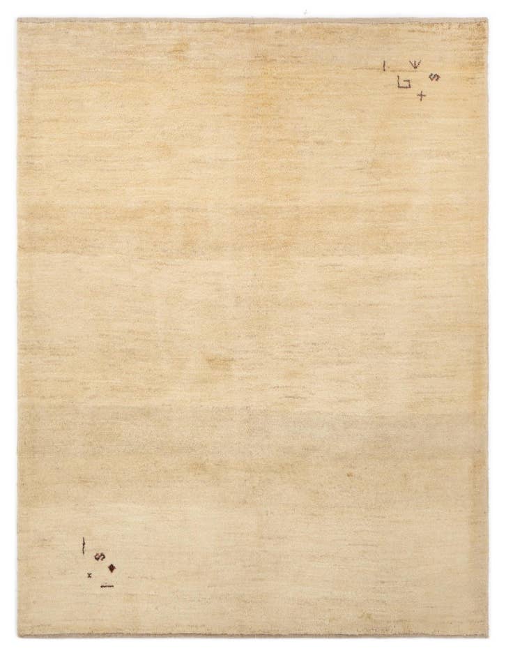 Detail image of 5' 1 x 6' 4 Gabbeh Shouli Wool Rug