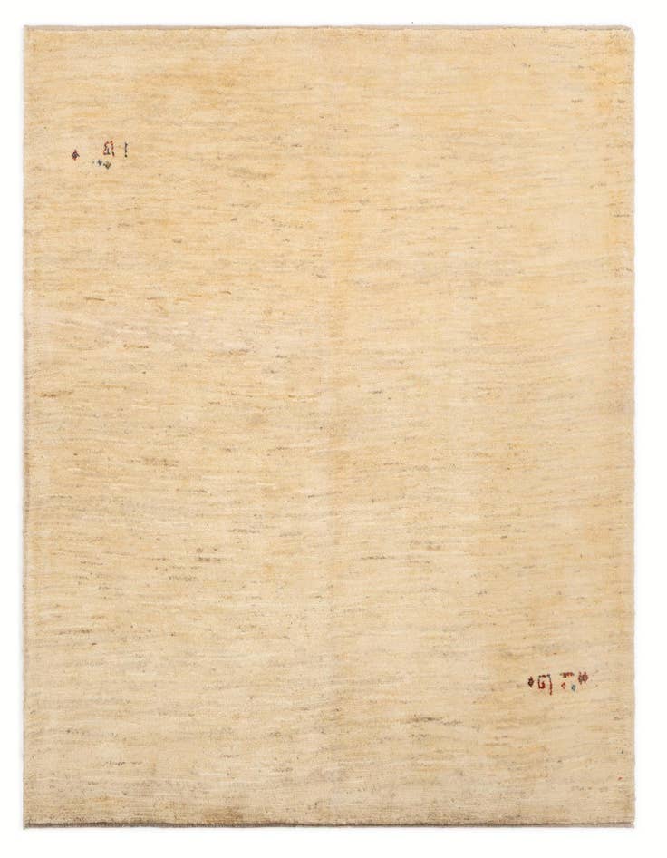 Detail image of 5' 1 x 6' 2 Gabbeh Shouli Wool Rug