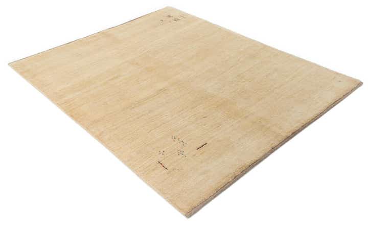 5' 2 x 6' 4 Hand Knotted Gabbeh Shouli Persian Wool Rug