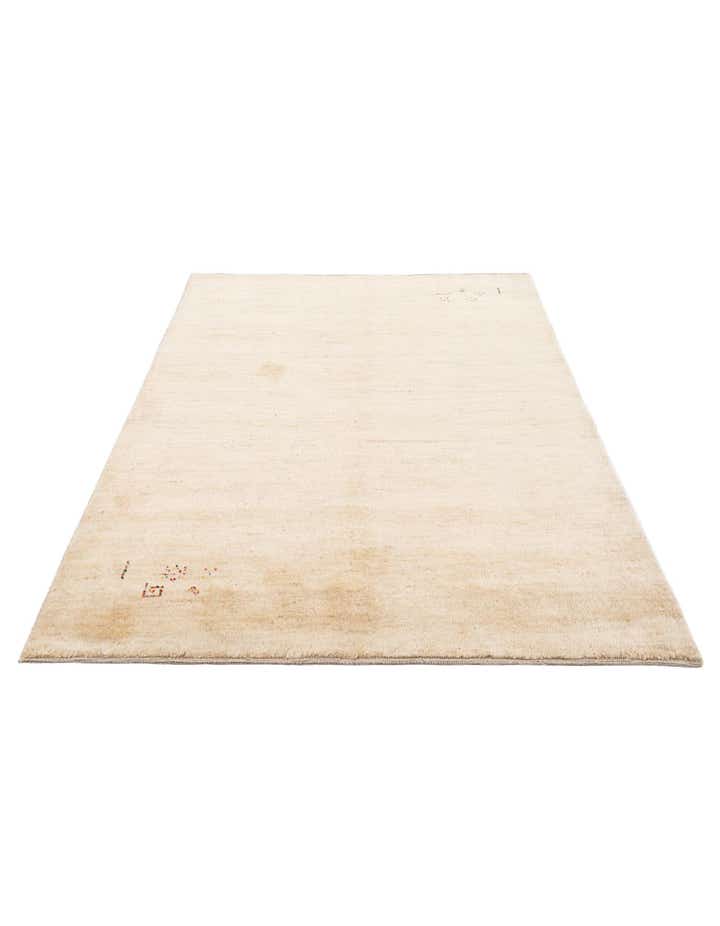 4' 10 x 6' 2 Hand Knotted Gabbeh Shouli Persian Wool Rug