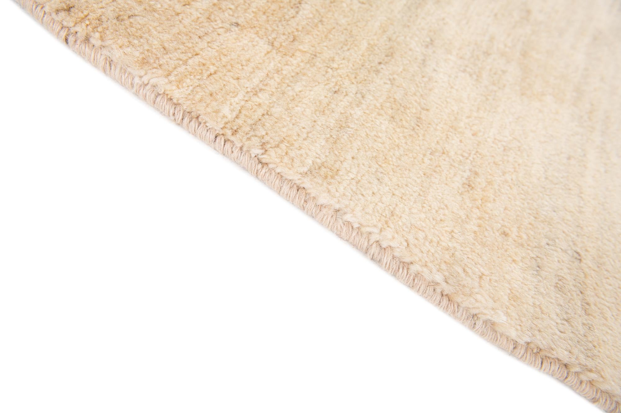 4' 10 x 6' 2 Hand Knotted Gabbeh Shouli Persian Wool Rug