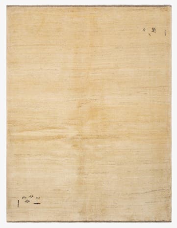 4' 11 x 6' 6 Hand Knotted Gabbeh Shouli Persian Wool Rug