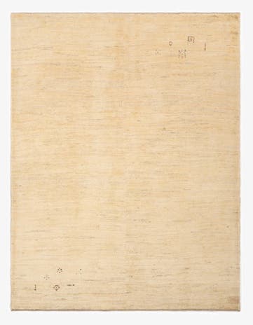 4' 10 x 6' 2 Hand Knotted Gabbeh Shouli Persian Wool Rug