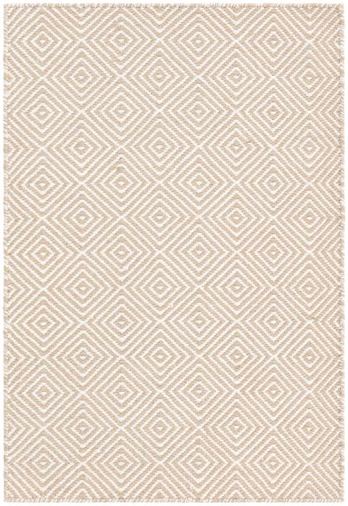 2' x 3' 1 Hand Woven Geo Trellis Flatweave Rug