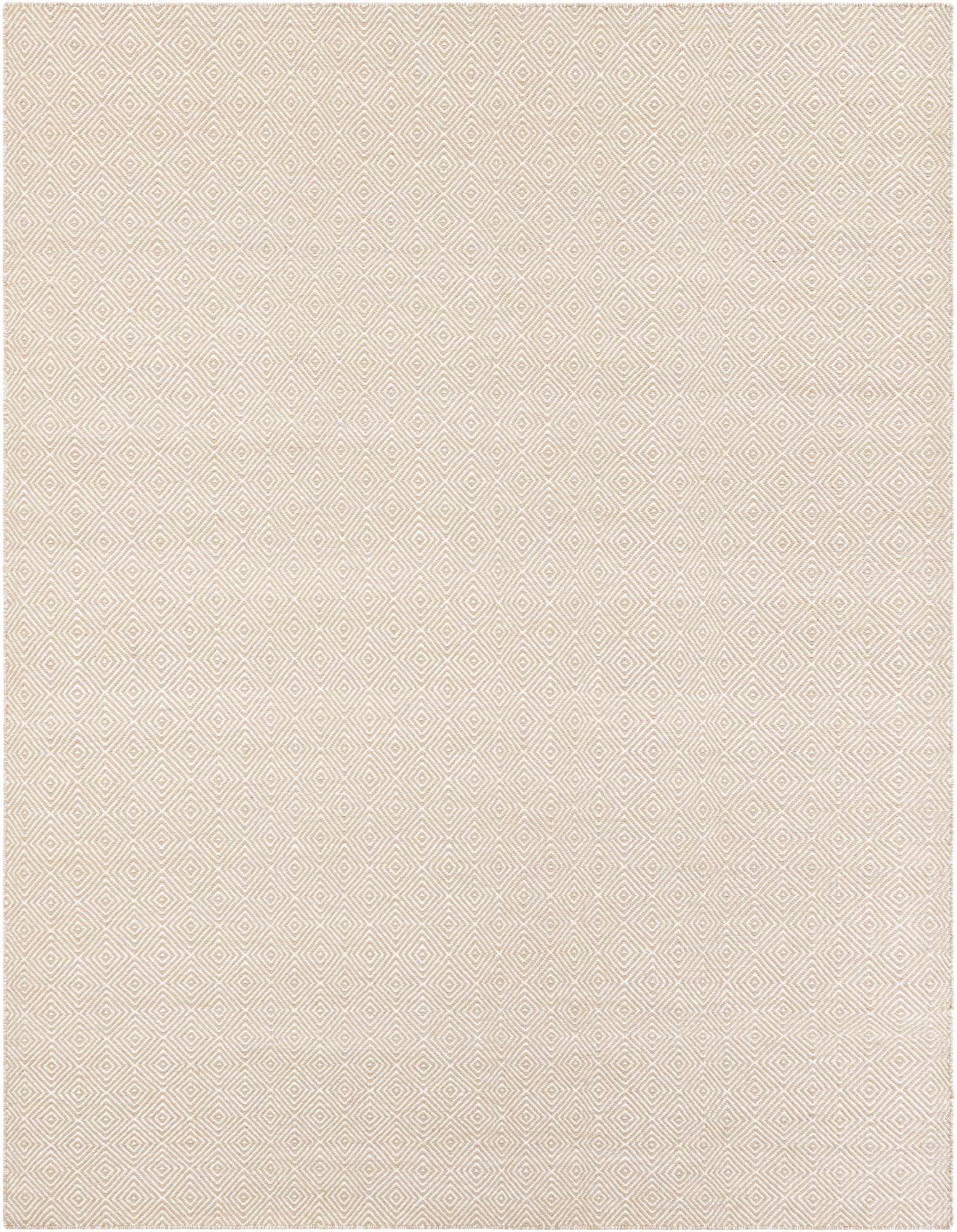 7' 10 x 10' Hand Woven Geo Trellis Flatweave Rug