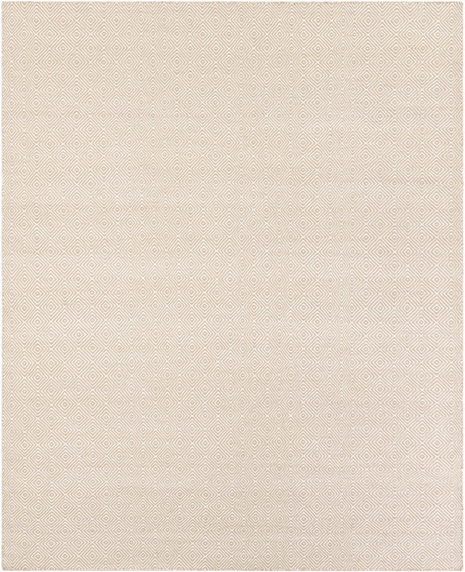 Primary image 7' 10 x 10'  Hand Woven Geo Trellis Flatweave Rug