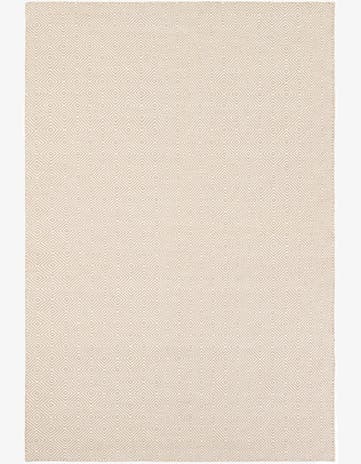 6' 1 x 9' Hand Woven Geo Trellis Flatweave Rug