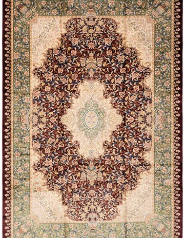4' 9 x 7' 2 Ghom Design Rug