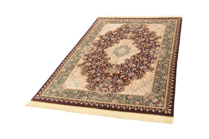 4' 9 x 7' 2 Ghom Design Rug