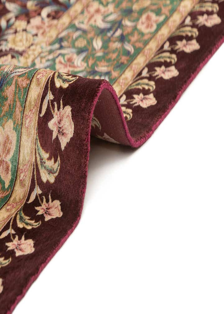 4' 9 x 7' 2 Ghom Design Rug