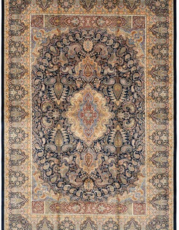 4' 9 x 7' 5 Ghom Design Rug