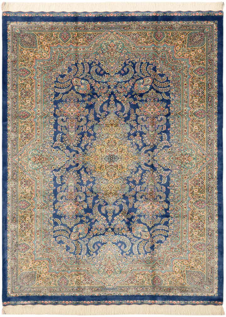 4' 9 x 7' 5 Ghom Design Rug