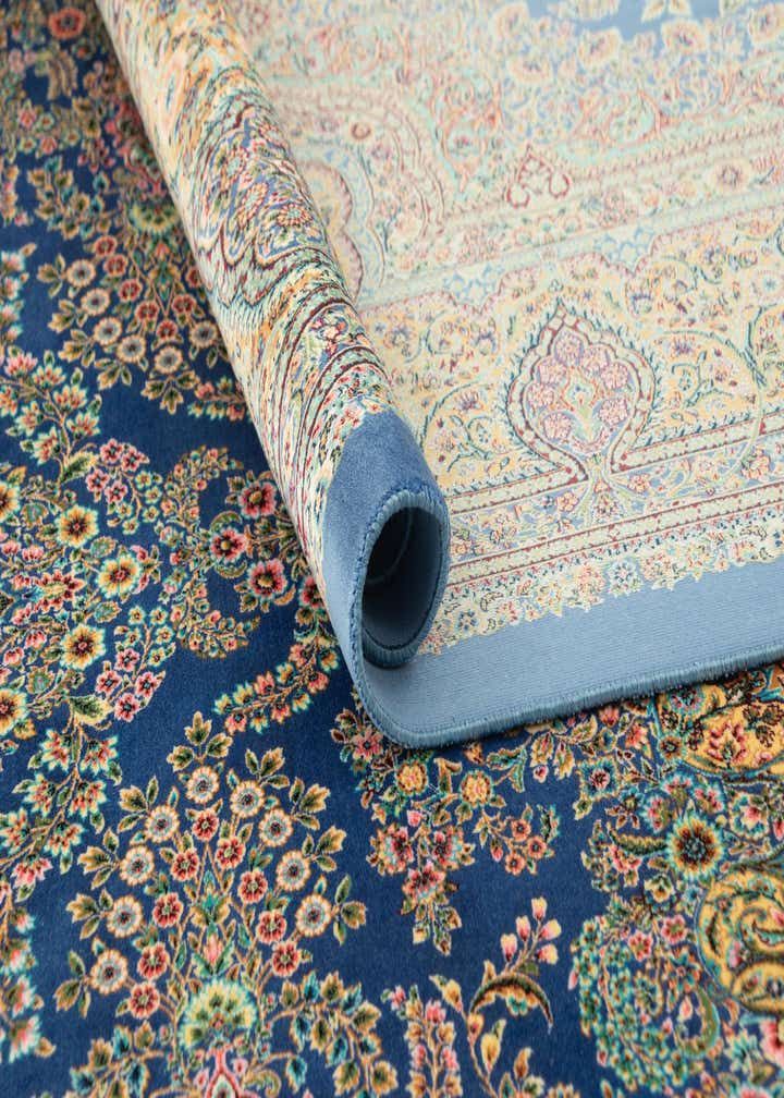 4' 9 x 7' 5 Ghom Design Rug