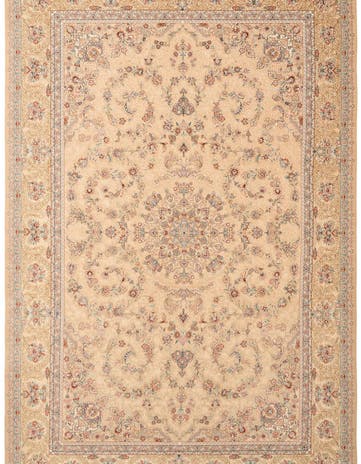 6' 4 x 9' 7 Ghom Design Rug