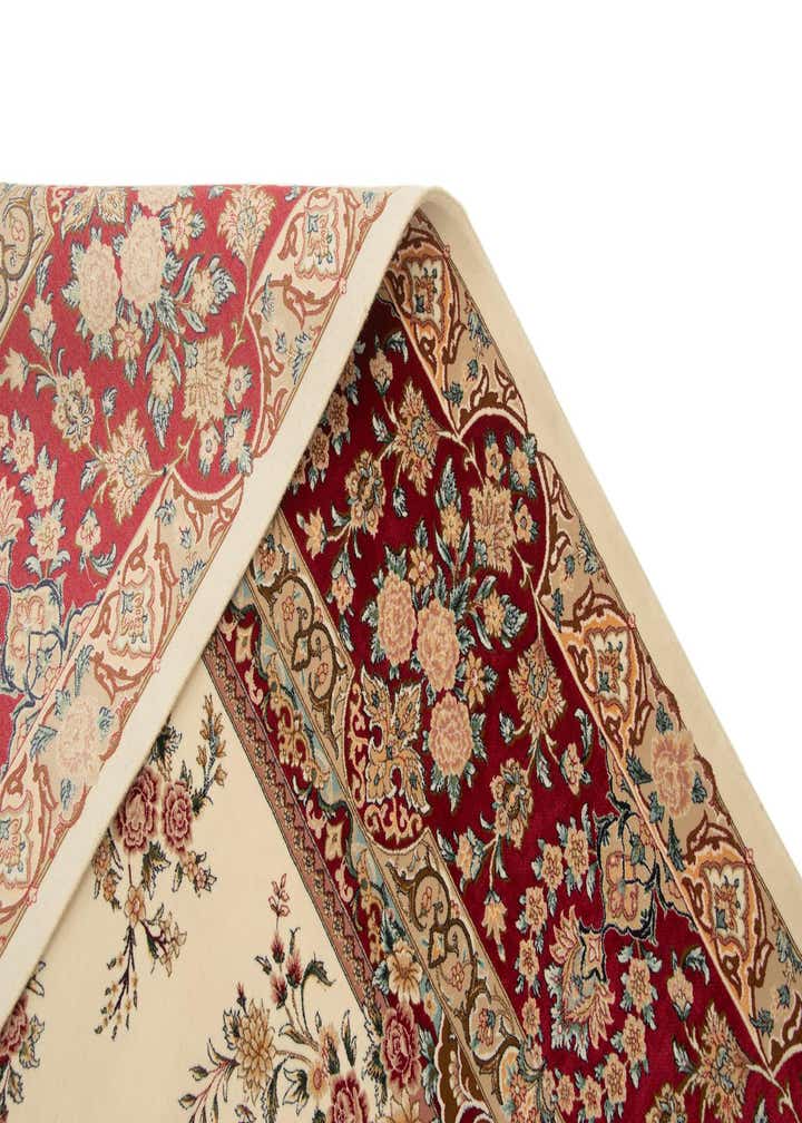 6' 5 x 9' 7 Ghom Design Rug