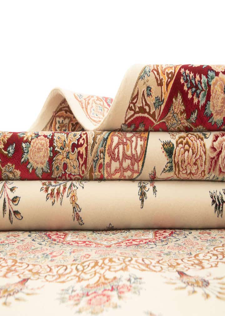 6' 5 x 9' 7 Ghom Design Rug