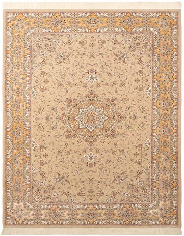 6' 6 x 9' 7 Ghom Design Rug