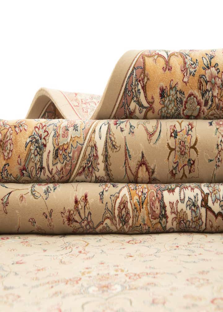 6' 6 x 9' 7 Ghom Design Rug