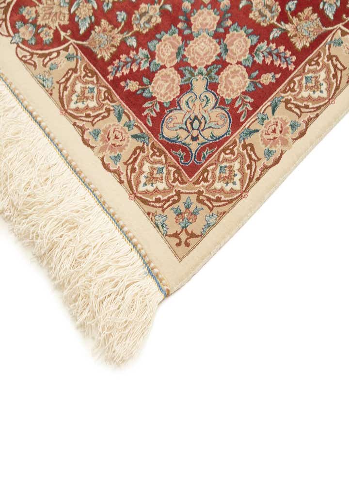 6' 4 x 9' 7 Ghom Design Rug