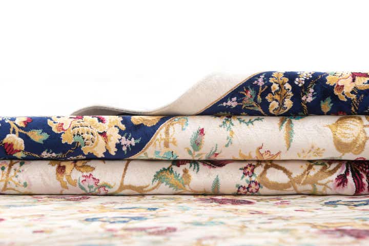 5' 11 x 9' 2 Ghom Design Rug